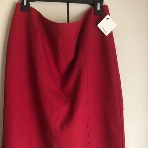 Halogen Red Pencil Skirt